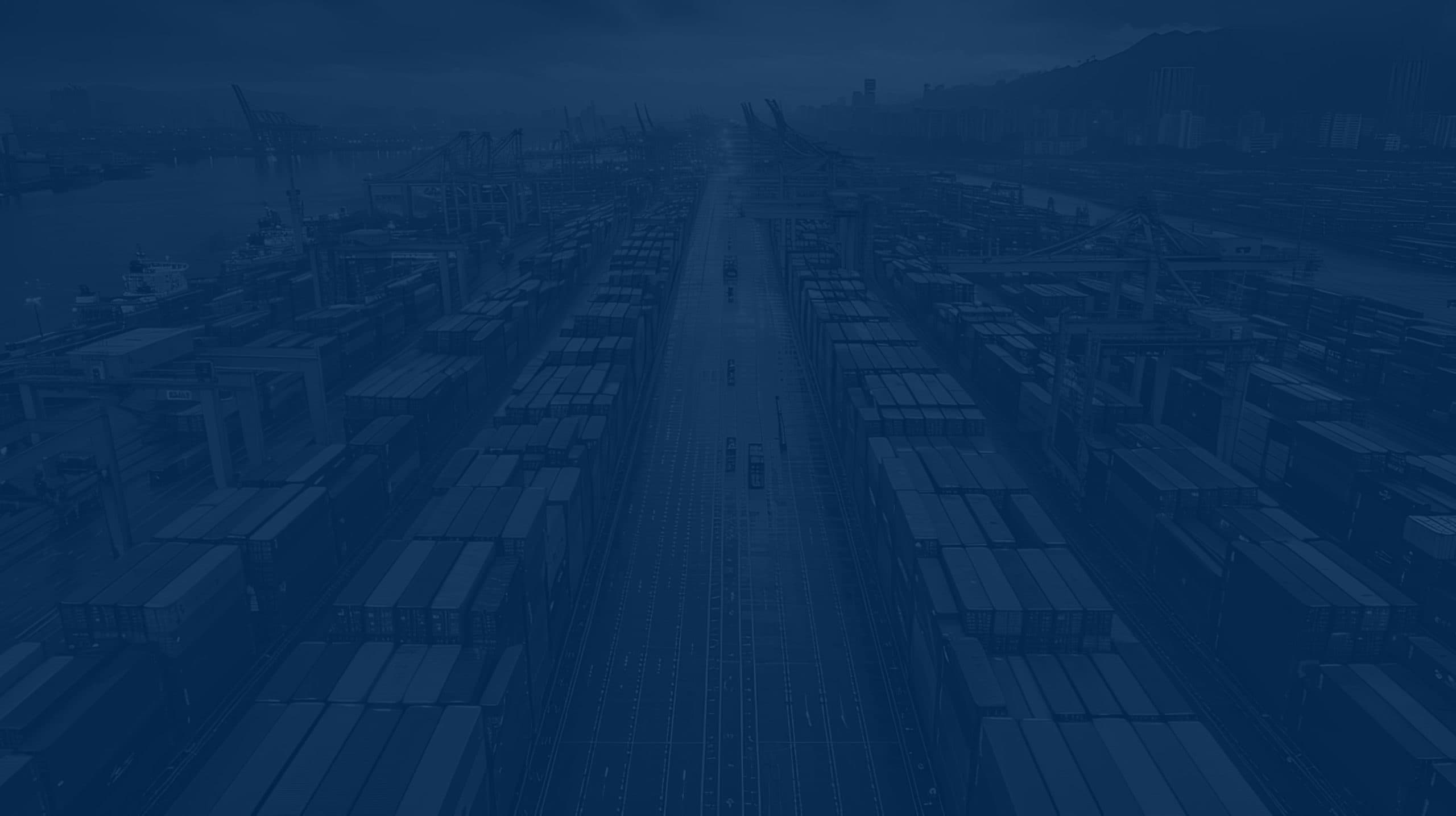 Container yard used for temporary rental availability planning