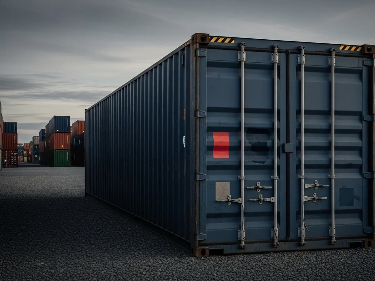 Cargo Worthy used shipping container with light cosmetic wear